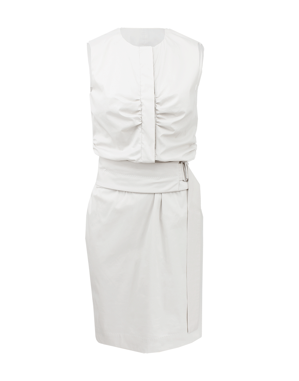 Crewneck Ruched Dress With Belt CLOTHINGDRESSCASUAL RENE LEZARD   