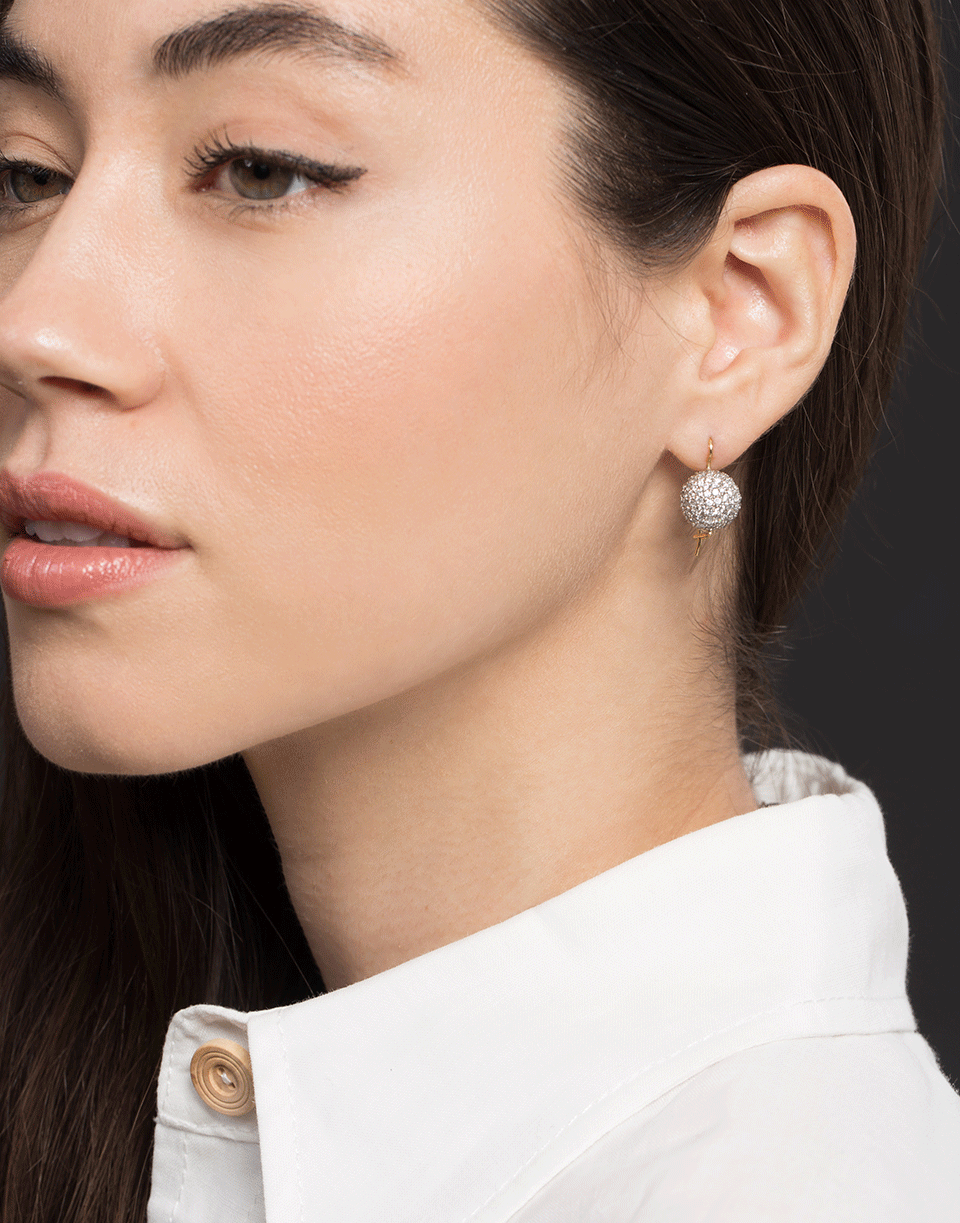 Pave Diamond Earrings JEWELRYFINE JEWELEARRING RENEE LEWIS   