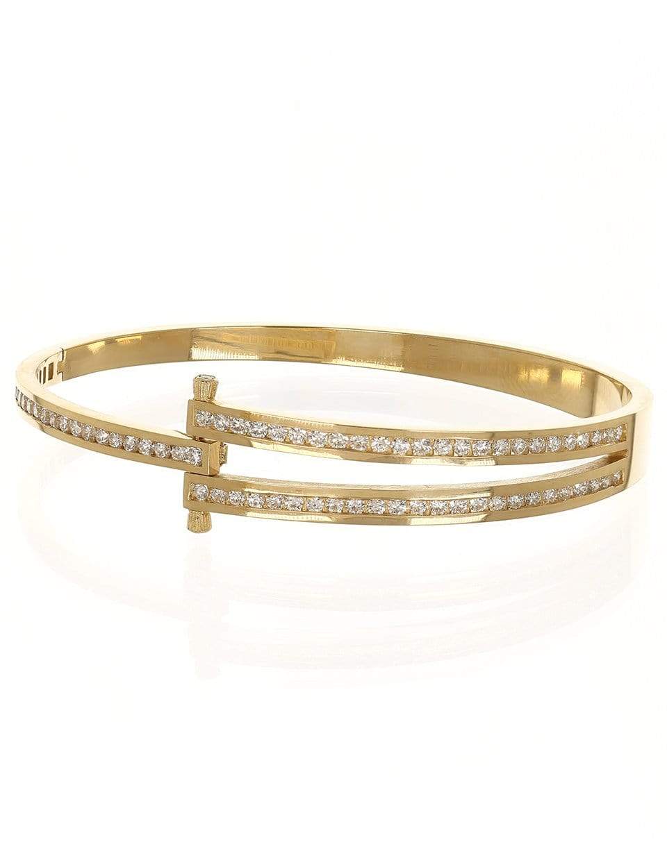 RETROUVAI-Diamond Magna Bracelet-YELLOW GOLD