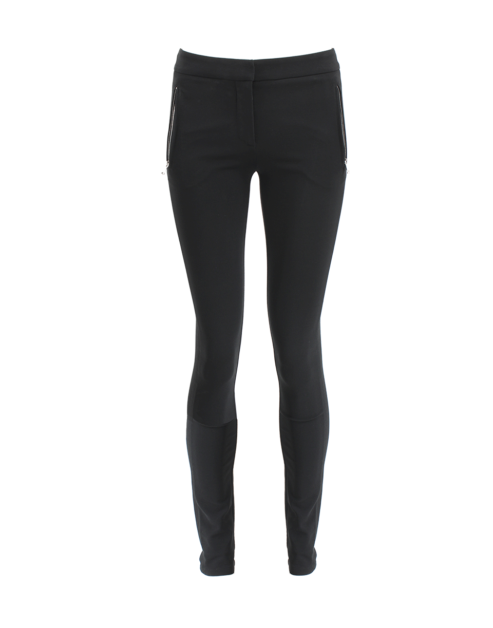 ROBERTO CAVALLI-Fitted Zip Pocket Legging Pant-