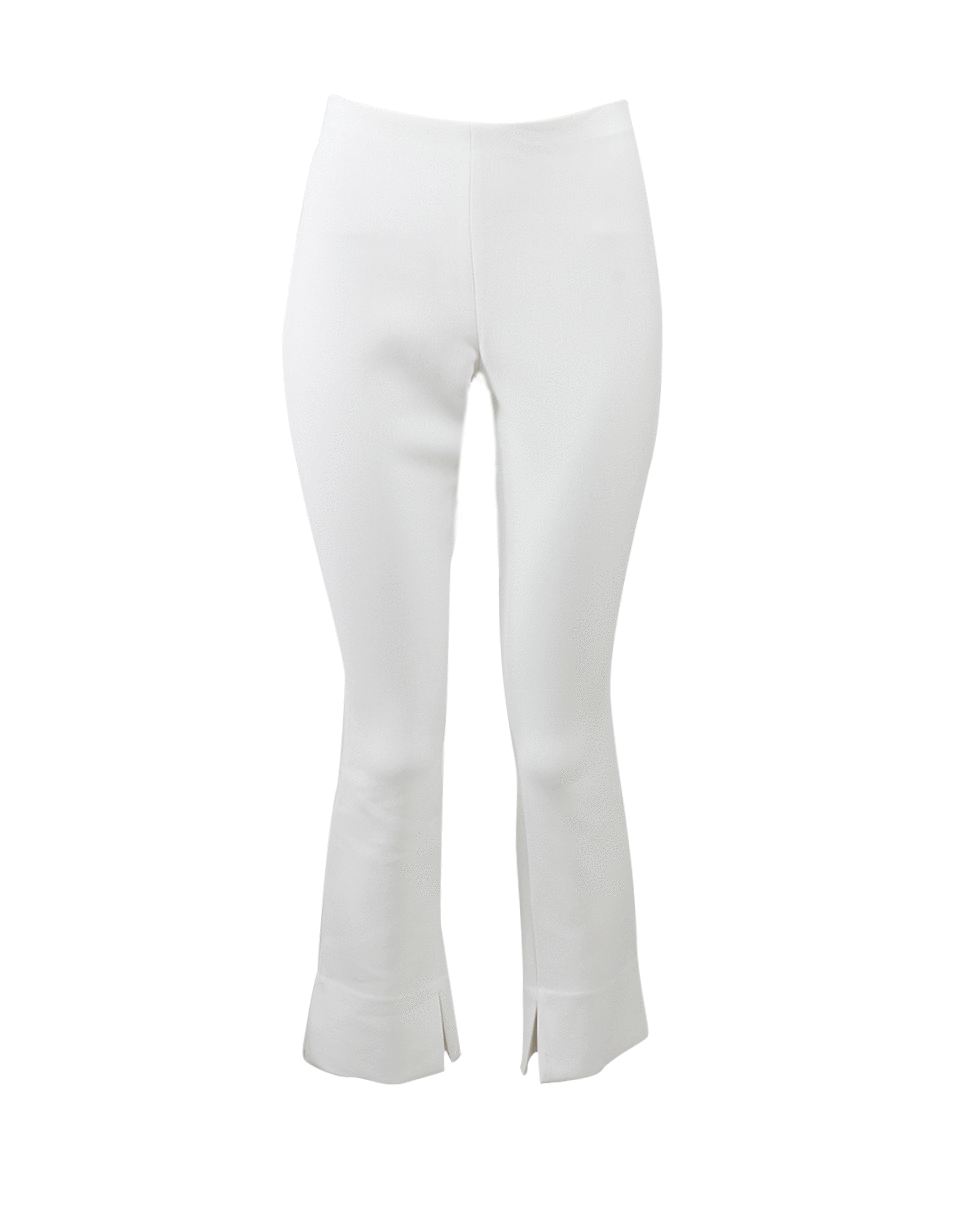 ROSETTA GETTY-Ivory Cropped Pant-