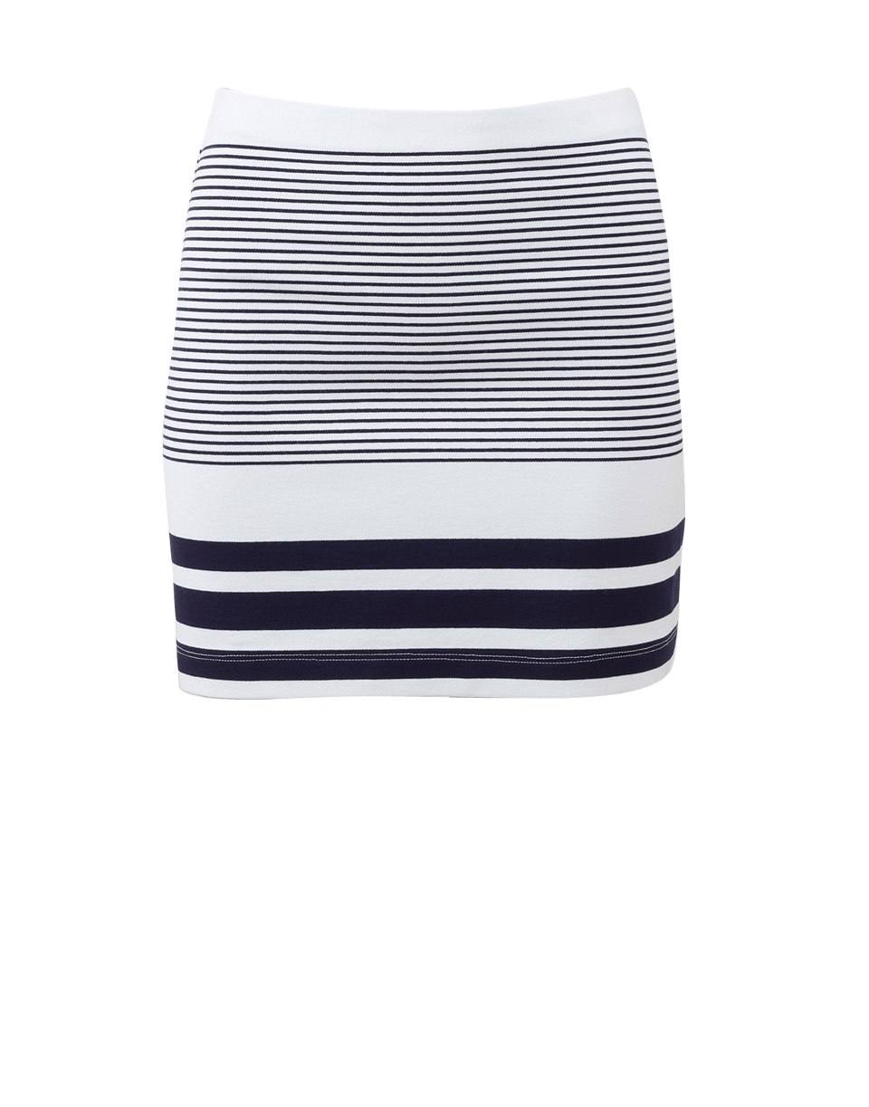 ROSETTA GETTY-Stripe Mini Skirt-