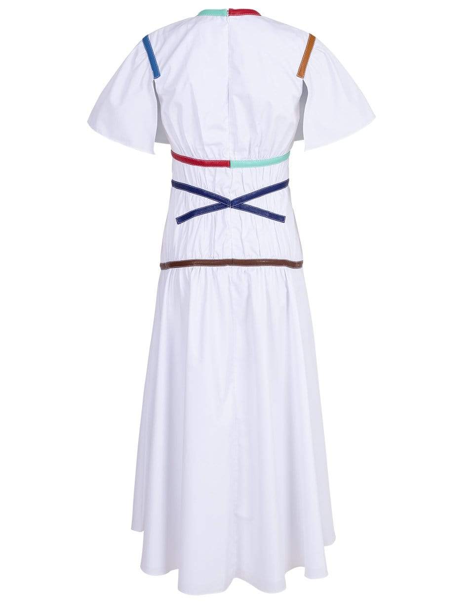 ROSIE ASSOULIN-Criss Cross Applesauce Dress-WHITE