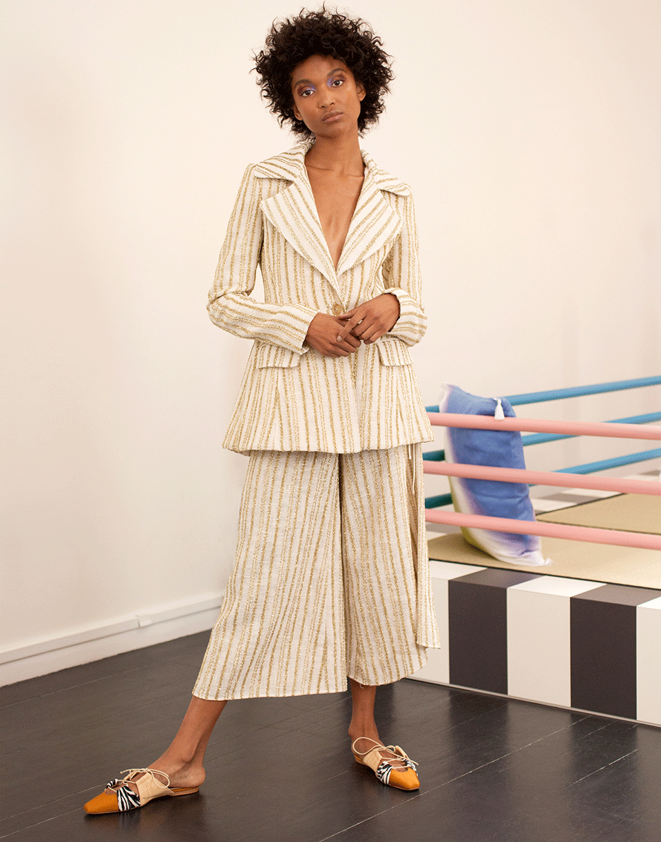 The Scrunchy Striped Trouser CLOTHINGPANTMISC ROSIE ASSOULIN   