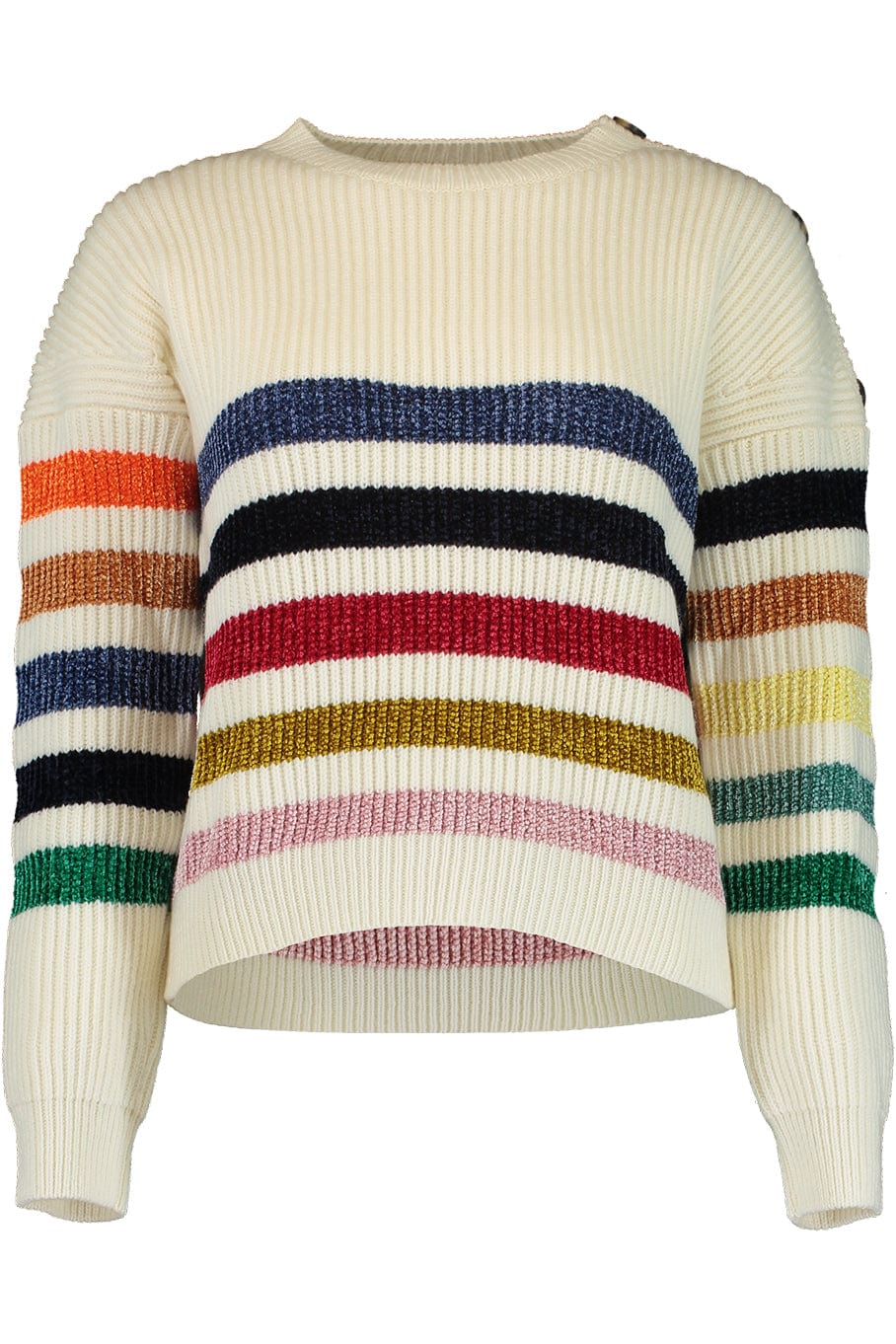 ROSIE ASSOULIN-Knit Crewneck Sweater-
