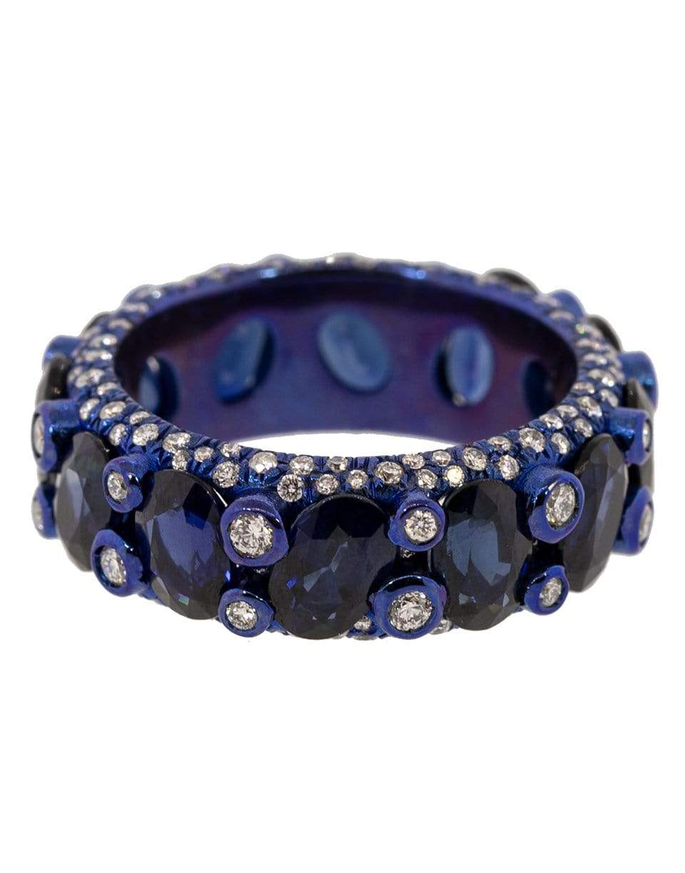 Blue Sapphire and Diamond Ring JEWELRYFINE JEWELRING SABOO FINE JEWELS   