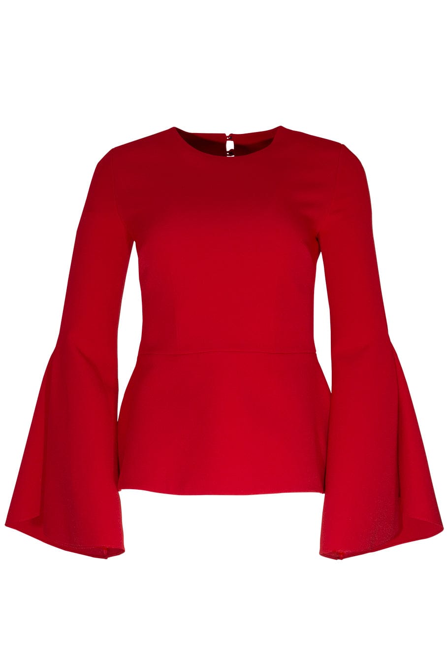SAFIYAA-Wide Sleeve Top-DAZZLING RED