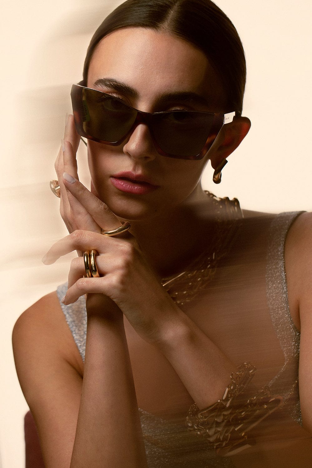 SAINT LAURENT-Kate Sunglasses - Havana-HAVANA