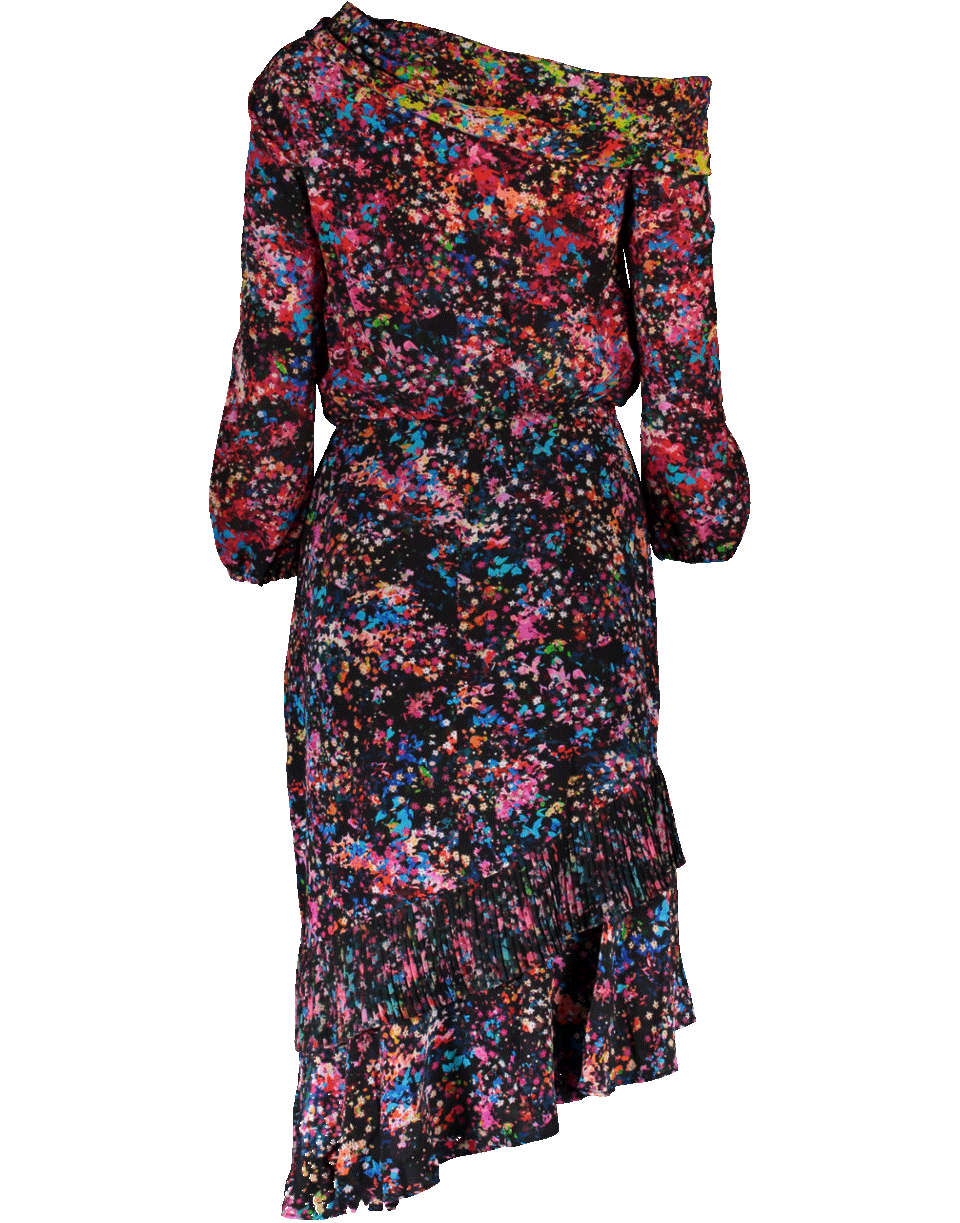 SALONI-Lexie Floral Print Dress-