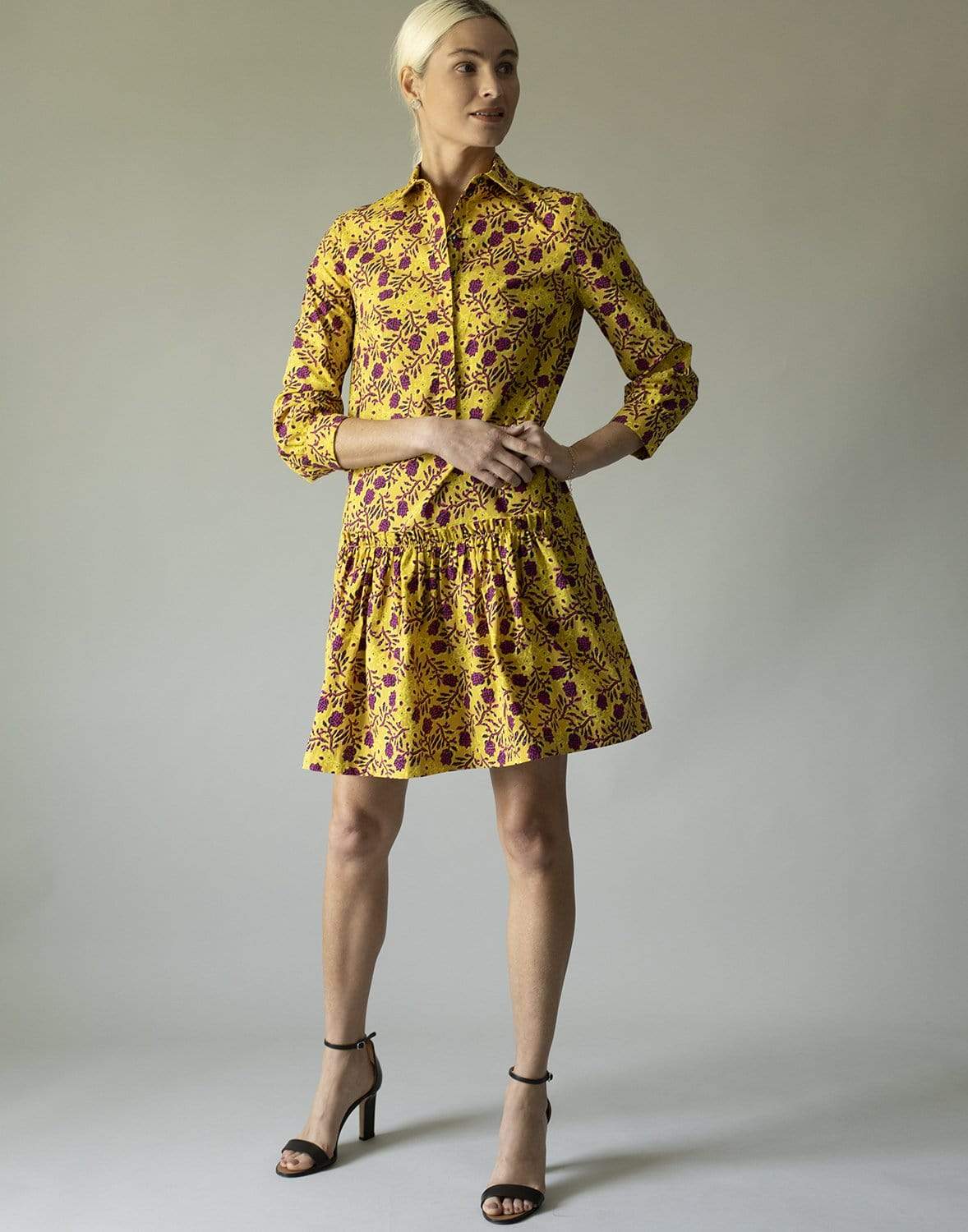 SALONI-Sun Clover Tilly Shirt Dress-