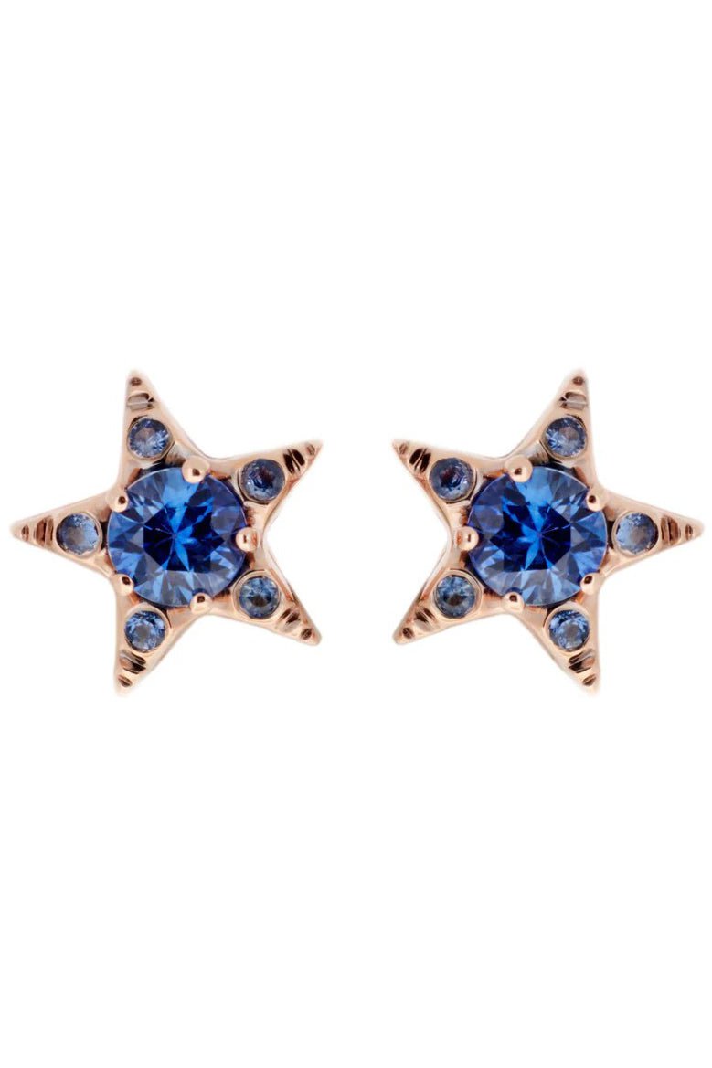 Sapphire Star Earrings JEWELRYFINE JEWELEARRING SELIM MOUZANNAR   