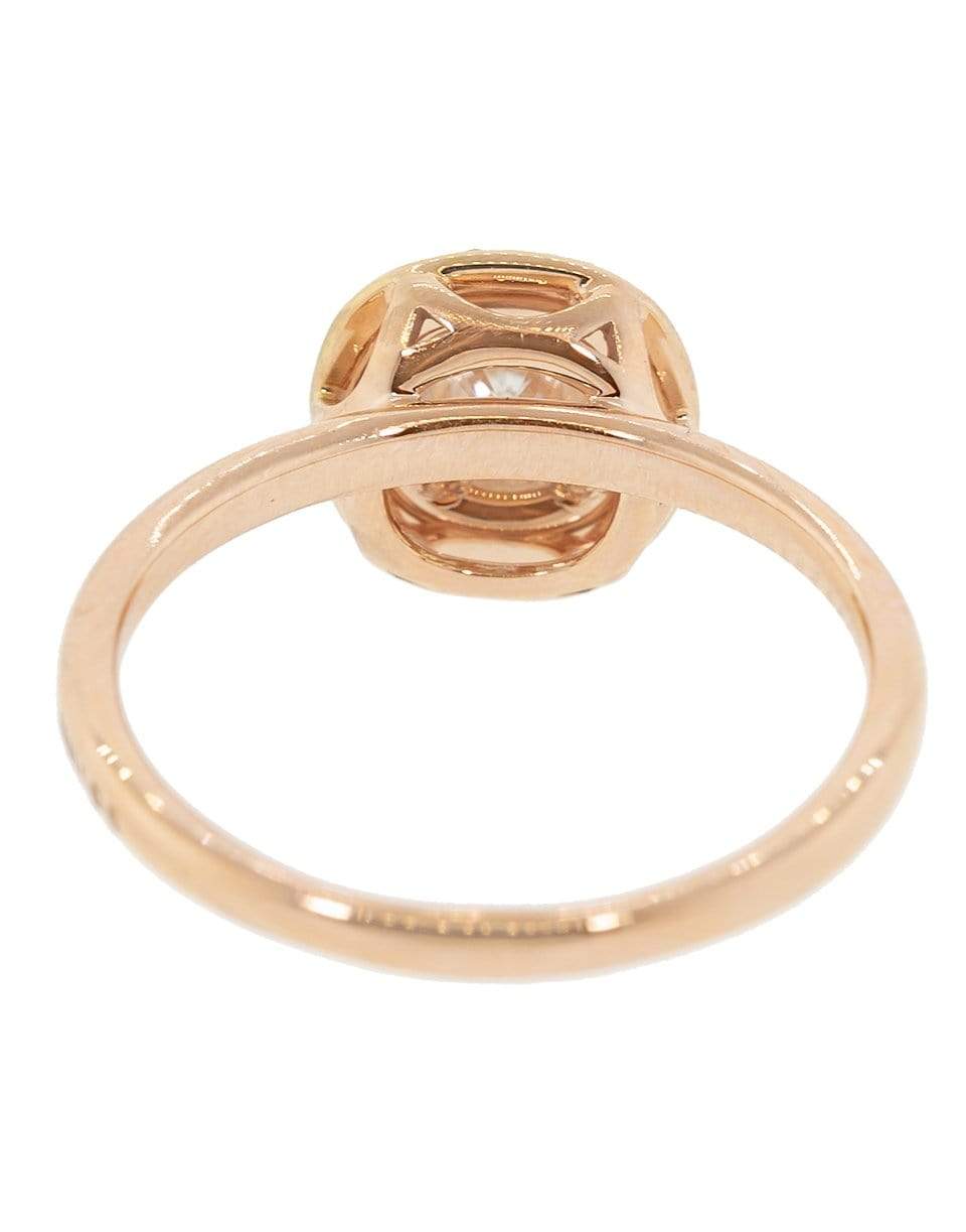SELIM MOUZANNAR-Black Enamel and Diamond Ring-ROSE GOLD
