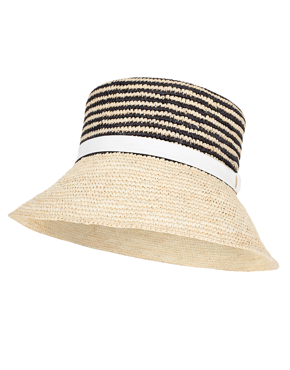 SENSI STUDIO-Lamp Shaped Hippie Hat-BLK/NAT