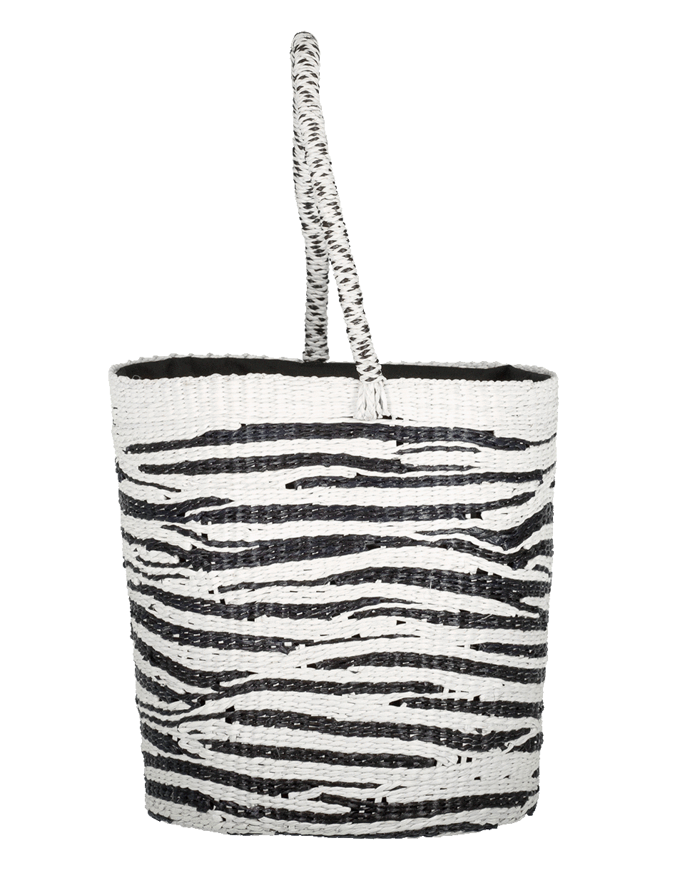 SENSI STUDIO-Zebra Bucket Style Tote-UNIQUE