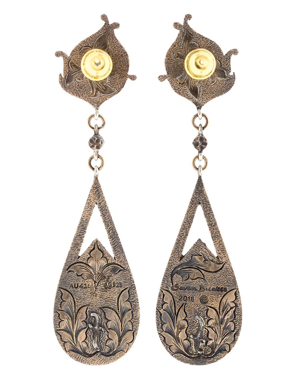 Carved Tulip Mosaic Earrings JEWELRYFINE JEWELEARRING SEVAN BICAKCI   