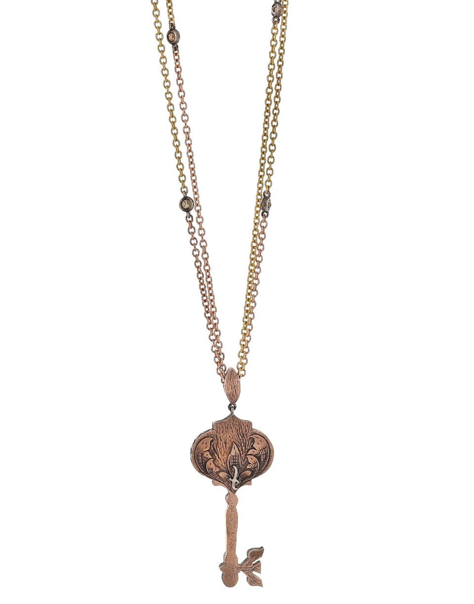 Marisa Perry Key Pendant Necklace