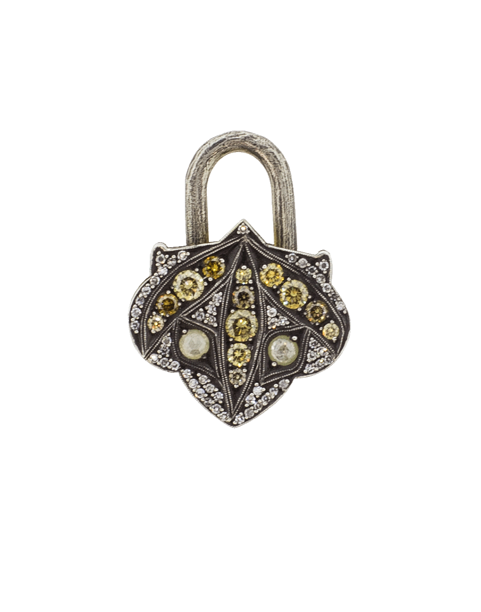 Lantern Mixed Diamond Lock Pendant JEWELRYFINE JEWELPENDANT SEVAN BICAKCI   