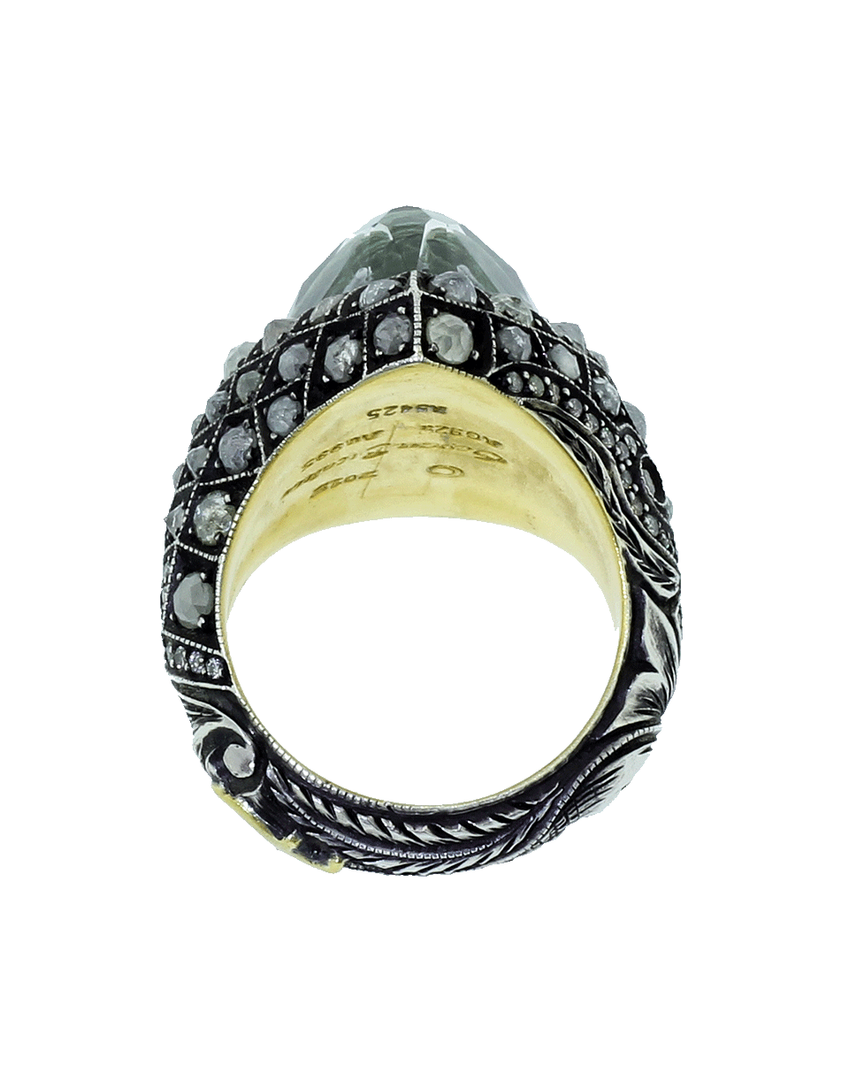 SEVAN BICAKCI-Elephant Quartz Ring-YELLOW GOLD