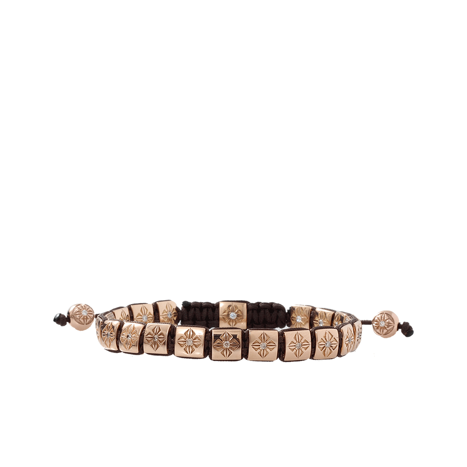 Cognac Diamond Lock Bracelet JEWELRYFINE JEWELBRACELET O SHAMBALLA JEWELS   