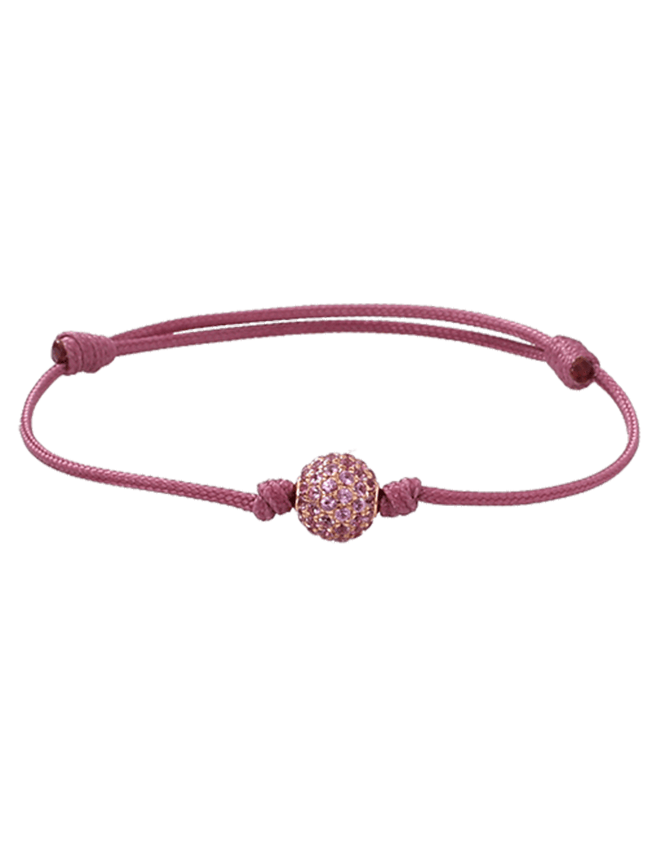 SHAMBALLA JEWELS-Pave Pink Sapphire Orb Bracelet-ROSE GOLD