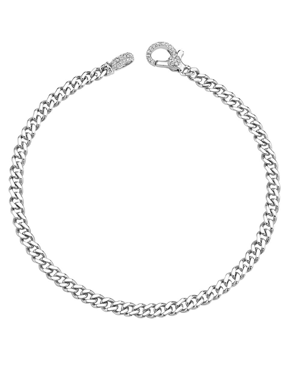 SHAY JEWELRY-Flat Baby Link Bracelet-WHITE GOLD