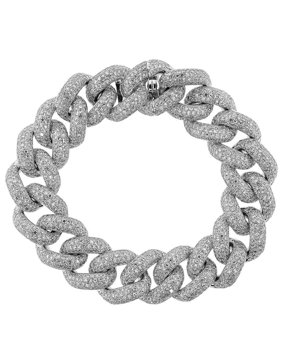 SHAY JEWELRY-Jumbo Pave Link Bracelet-WHITE GOLD