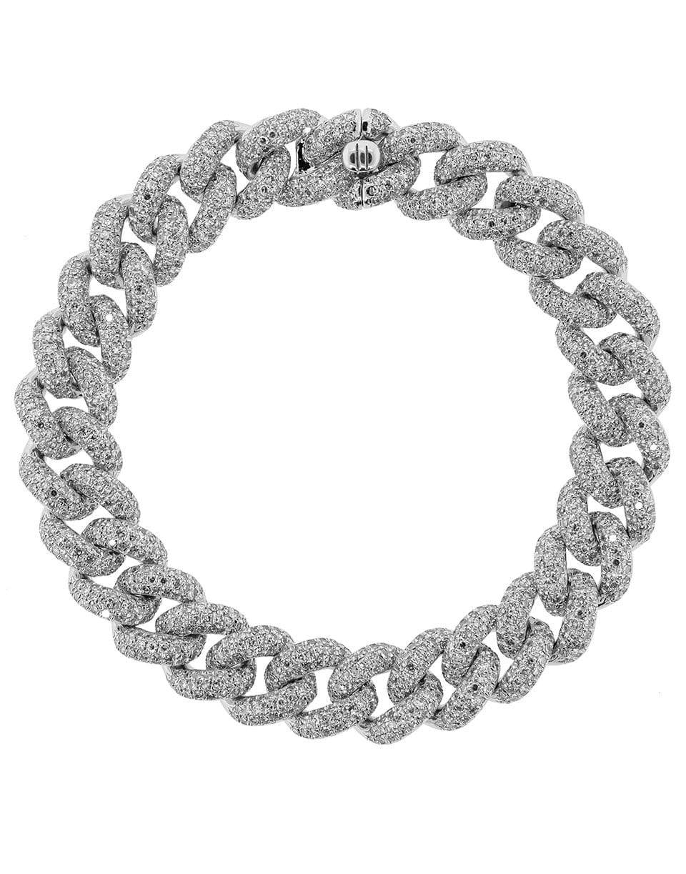 SHAY JEWELRY-Pave Diamond Link Bracelet-WHITE GOLD