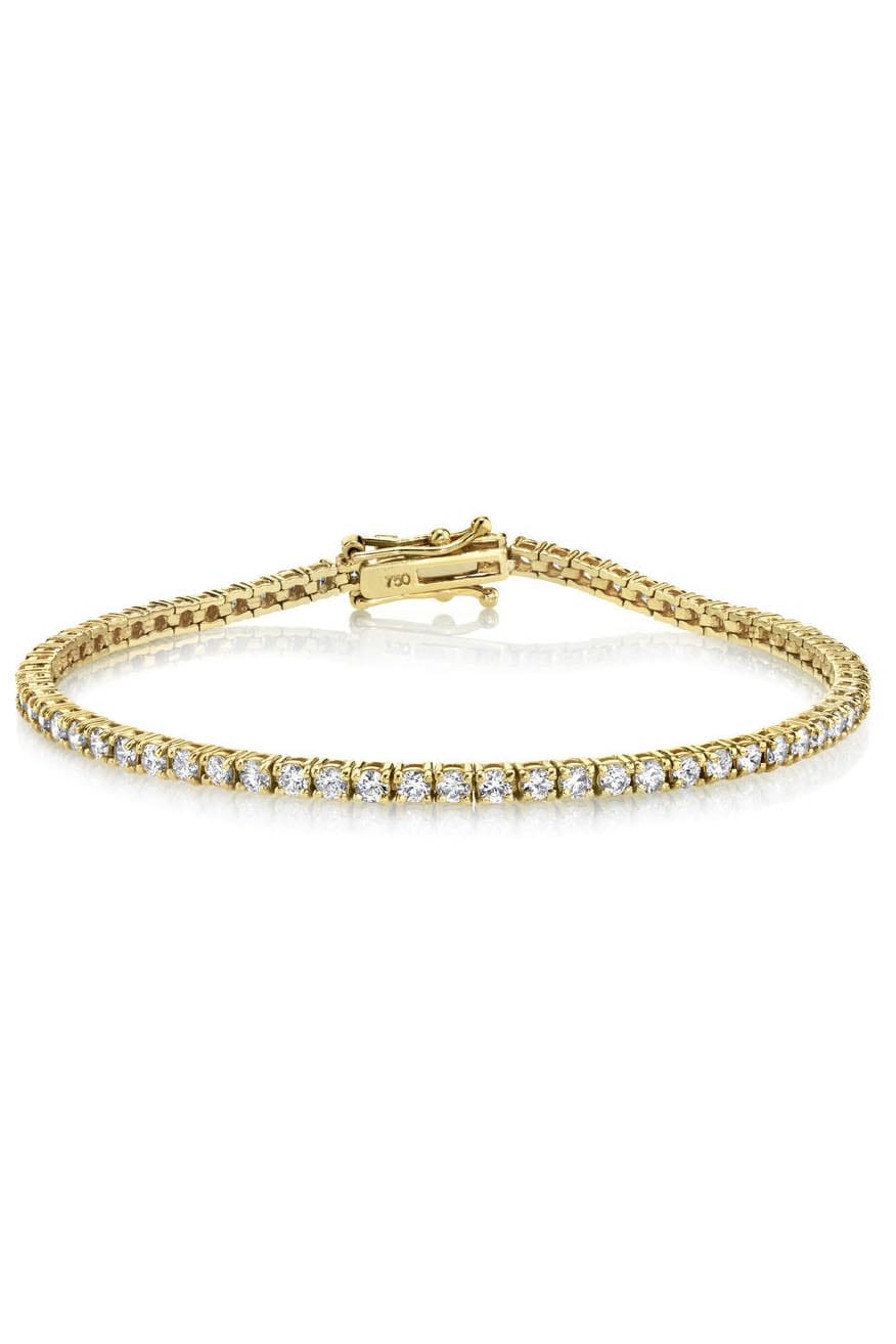 SHAY JEWELRY-Diamond Mini Tennis Bracelet-YELLOW GOLD