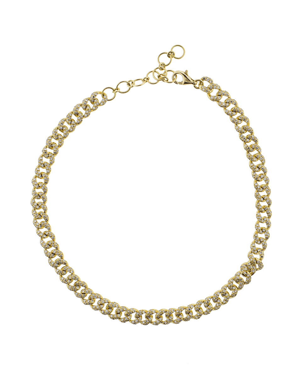 SHAY JEWELRY-Mini Pave Diamond Link Bracelet-YELLOW GOLD