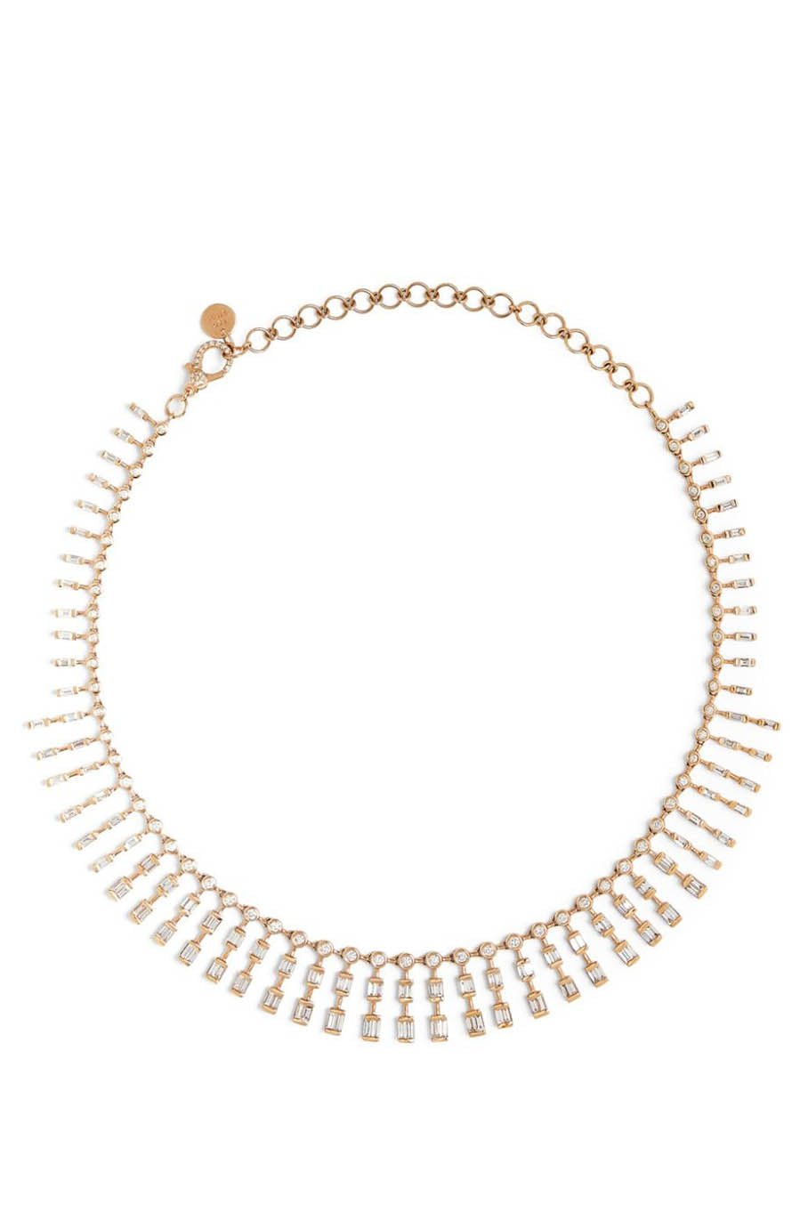 SHAY JEWELRY-Triple Dot Dash Necklace-ROSE GOLD