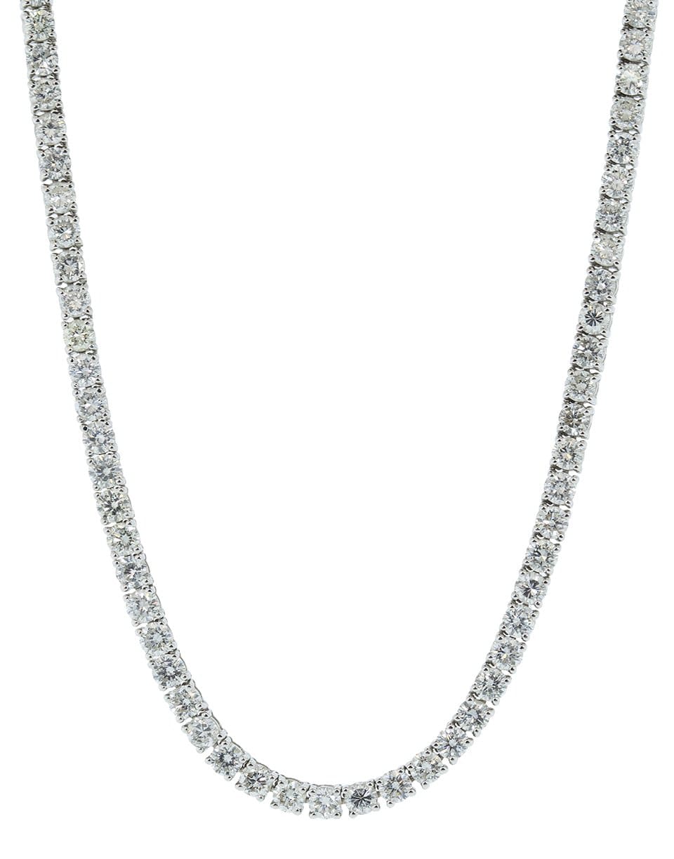 SHAY JEWELRY-Diamond Tennis Choker Necklace-WHITE GOLD