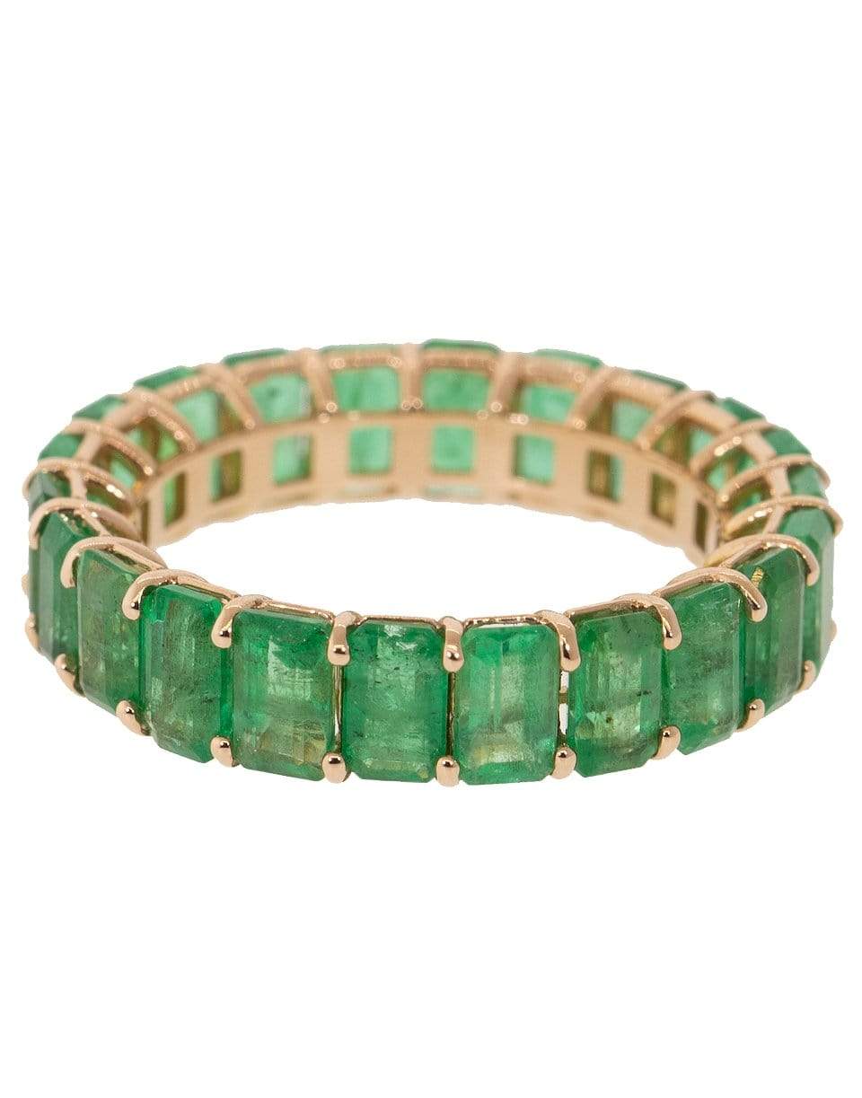 SHAY JEWELRY-Emerald Eternity Band Ring-ROSE GOLD