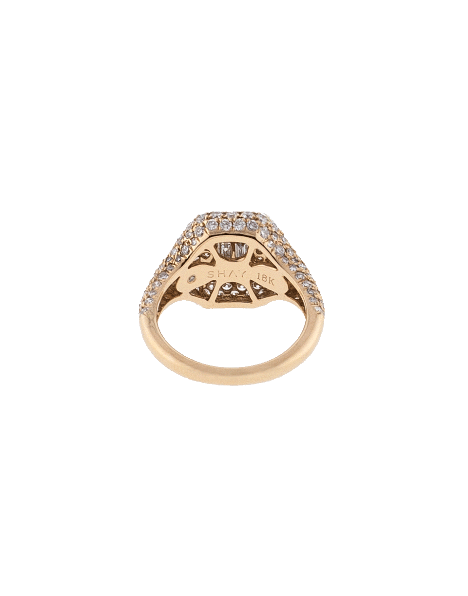 SHAY JEWELRY-Essential Pave Diamond Pink Ring-ROSE GOLD
