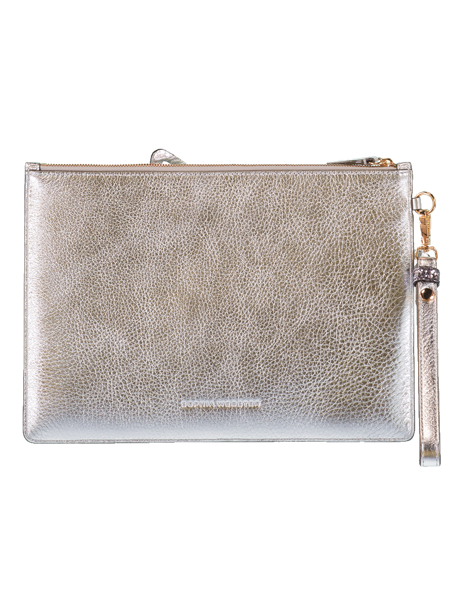 SOPHIA WEBSTER-Flossy Butterfly Pouchette-SILVER