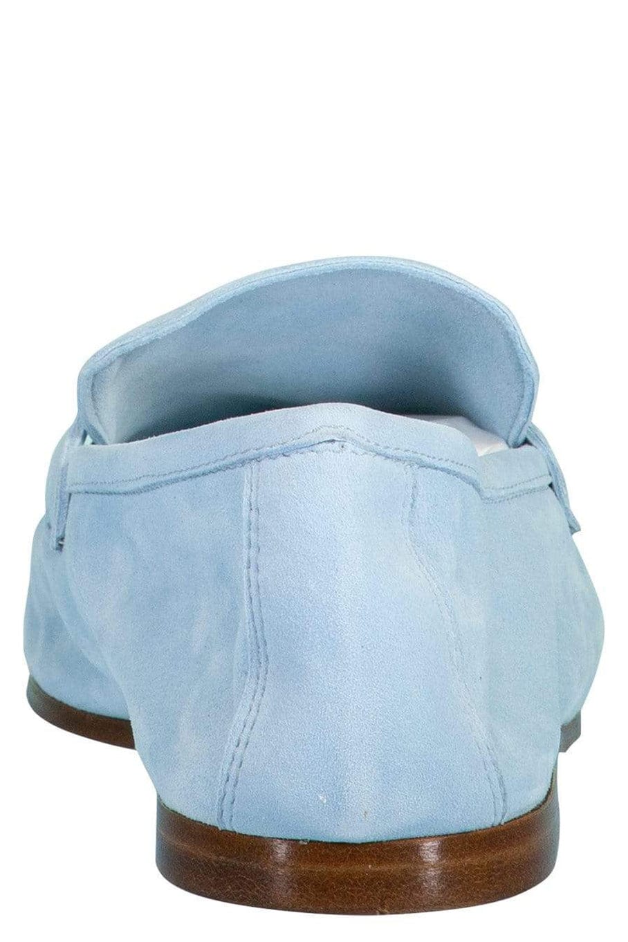 SOPHIQUE-Baby Blue Essenziale Suede Leather Flat-