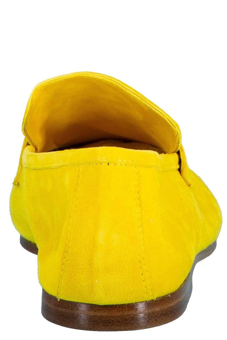 Yellow Essenziale Suede Leather Flat SHOEFLAT SHOE SOPHIQUE   