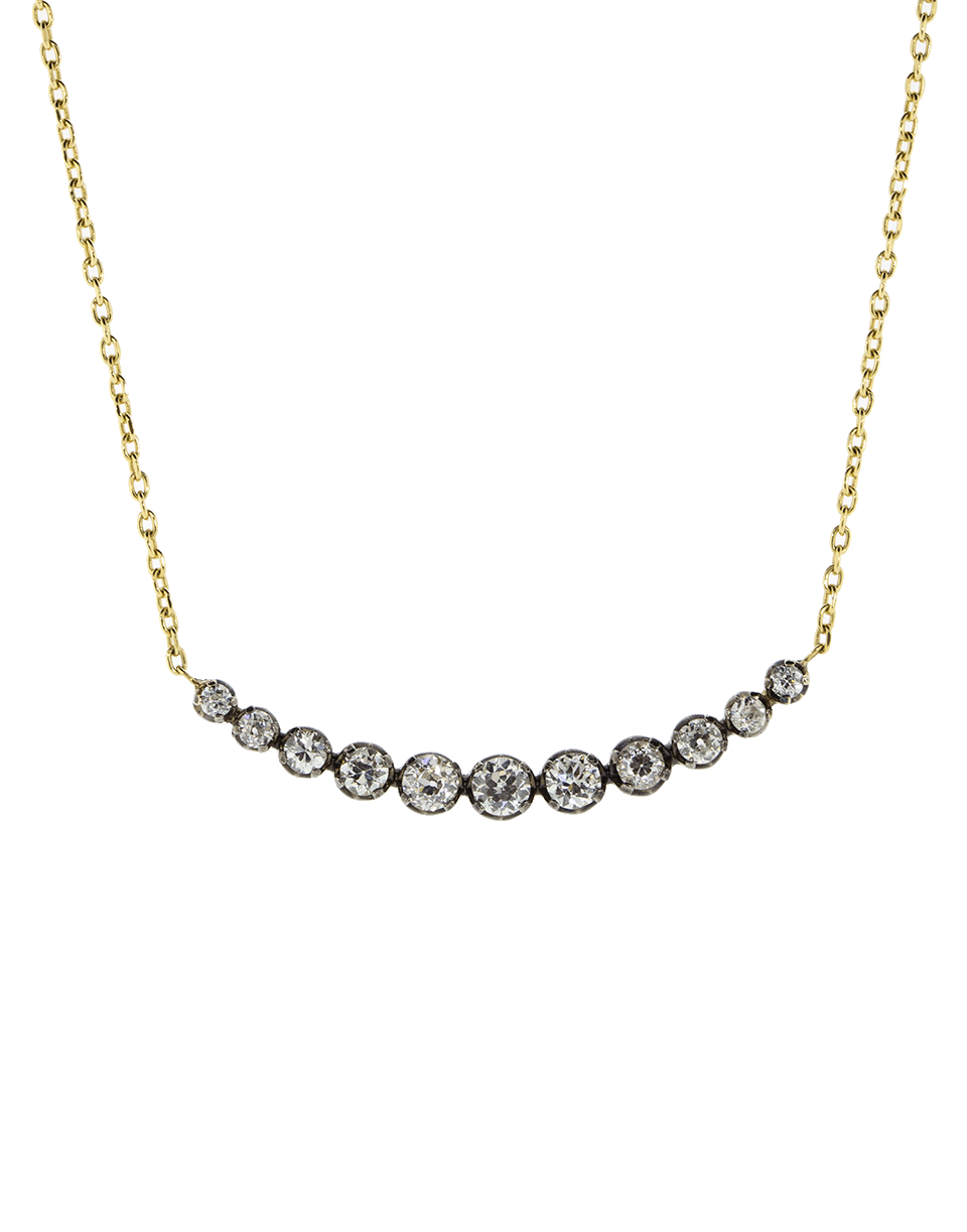 SORELLINA-Diamond Wedding Necklace-YELLOW GOLD