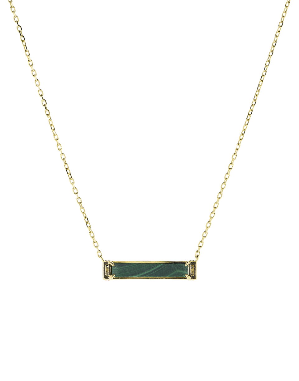 Otto Malachite And Pave Diamond Bar Necklace JEWELRYFINE JEWELNECKLACE O SORELLINA   