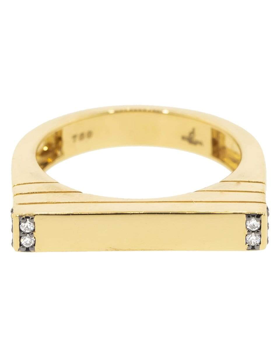 SORELLINA-Ti Amo Diamond Stacking Ring-WHITE GOLD