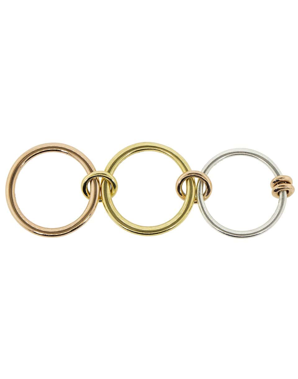 SPINELLI KILCOLLIN-Raneth Mixed Three Linked Rings-ROSE GOLD