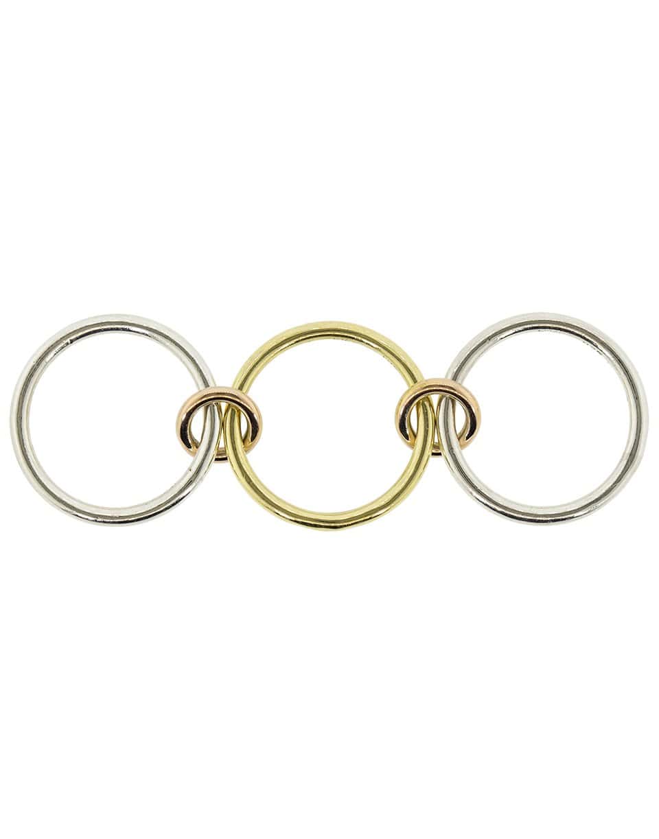 SPINELLI KILCOLLIN-Fauna Mixed 3 Link Rings-YELLOW GOLD