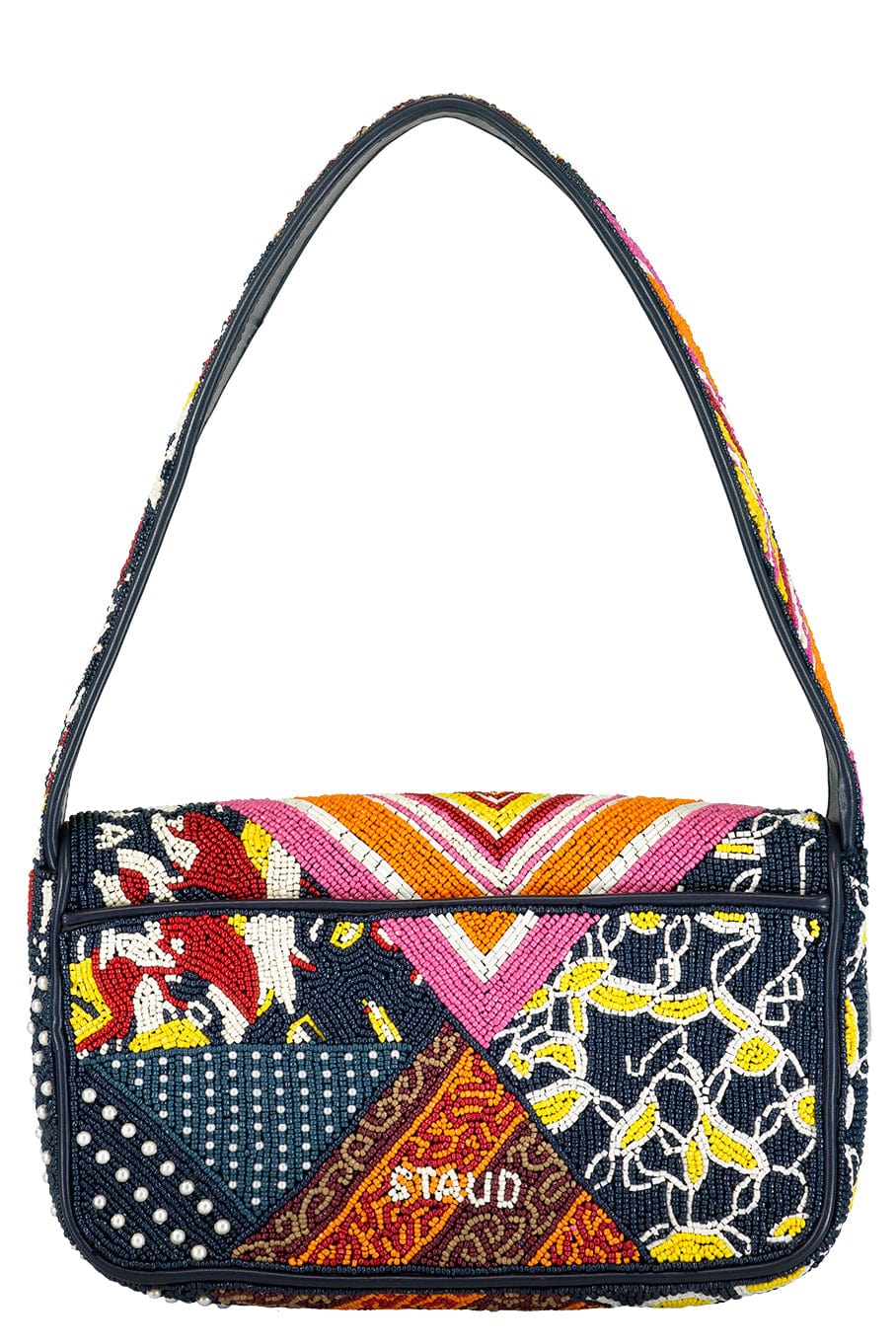 STAUD-Tommy Beaded Bag-PATCHWORK