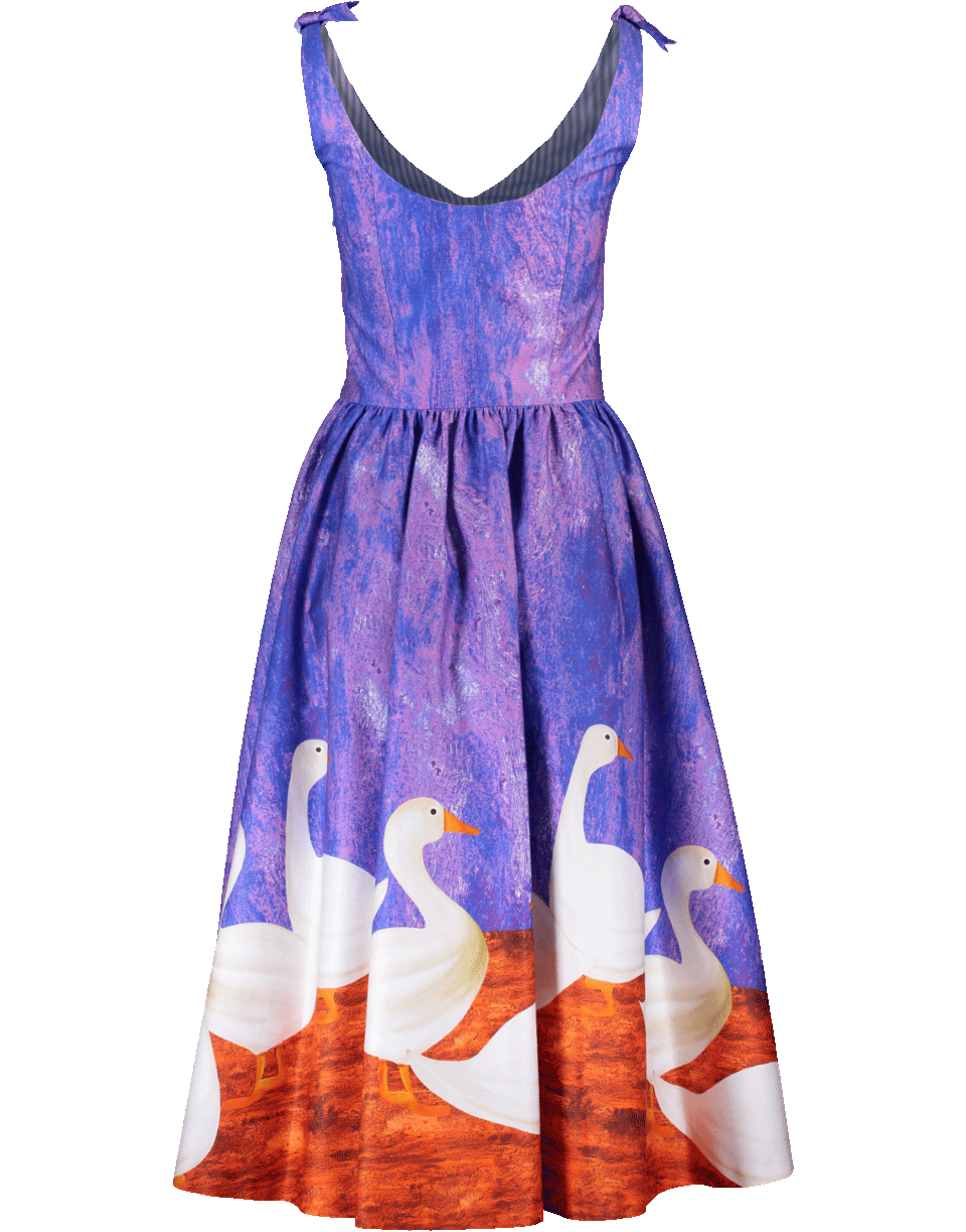 STELLA JEAN-Goose Print Dress-