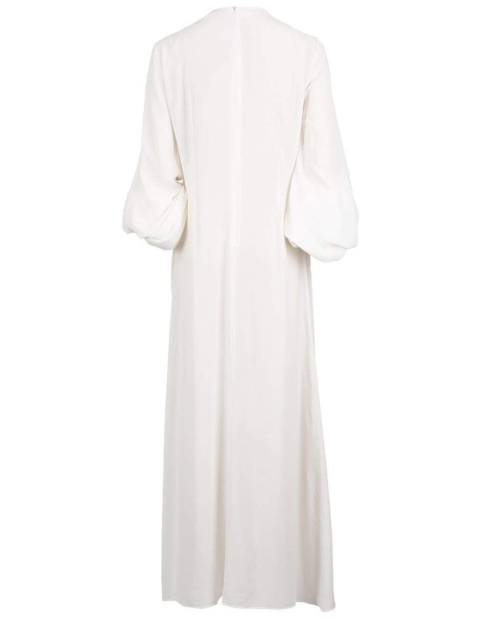 STELLA JEAN-Hand Painted Maxi Dress-WHITE