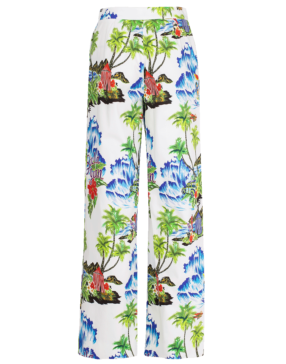STELLA JEAN-Tropical Wide Leg Pant-