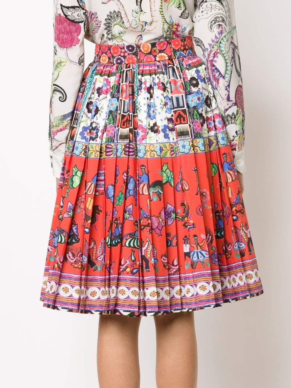 STELLA JEAN-Liquidatore Floral Print Skirt-