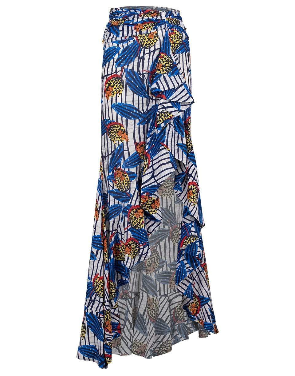 STELLA JEAN-Longuette Print Skirt-