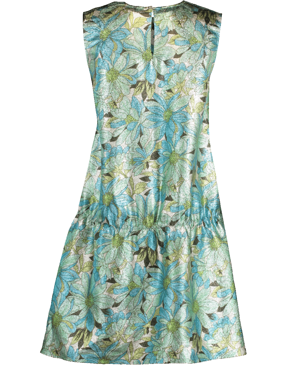 Campbell Floral Lurex Dress CLOTHINGDRESSCASUAL STELLA MCCARTNEY   