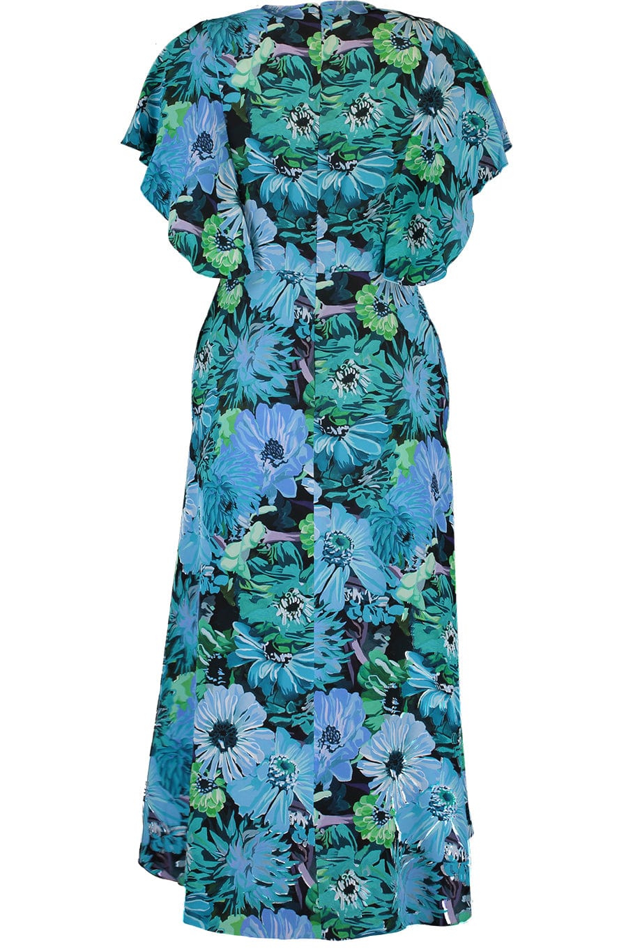 STELLA MCCARTNEY-Flower Print Midi Dress-