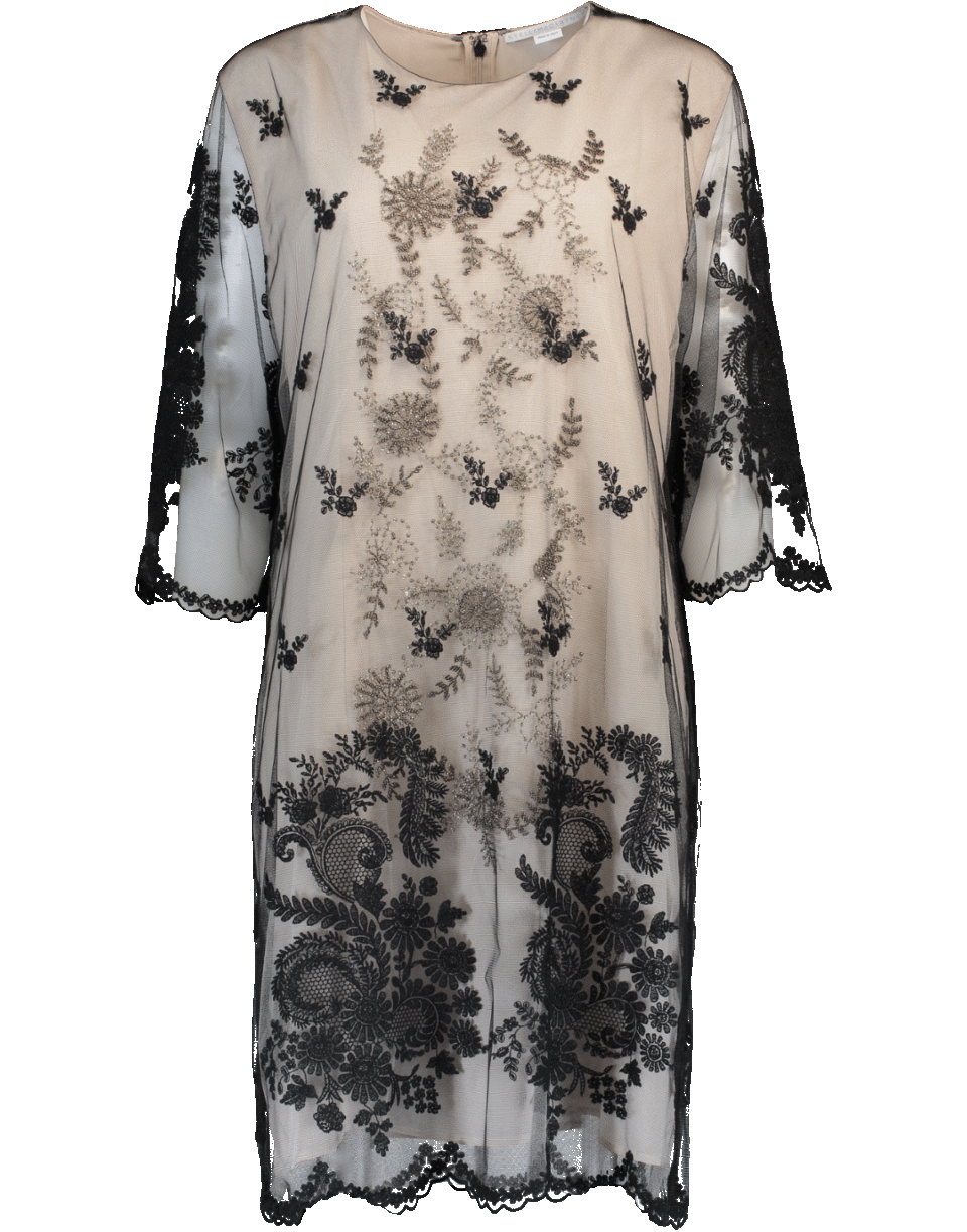 STELLA MCCARTNEY-Madeline Flower Dress-NERO